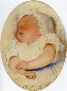 Le Sommeil De Bebe by Charles Joshua Chaplin