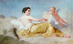Allegory Of Architecture by Charles Joshua Chaplin