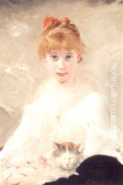 Le Jeune Fille Au Chat - view 1