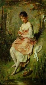 A Bird's Nest In Hand... by Charles Joshua Chaplin