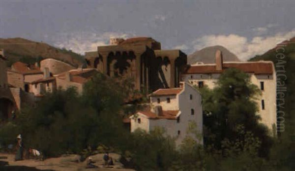 Bergdorf Mit Kirche - view 1
