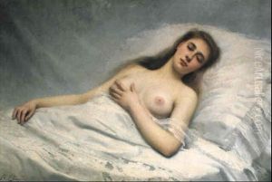 Sleeping Young Lady by Charles Joshua Chaplin
