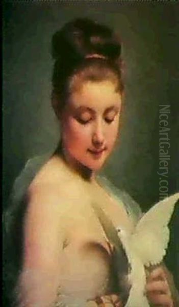 Jeune Femme A La Colombe - view 1