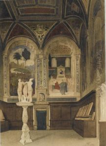 Interieur De La Libreria Piccolomini, Dans La Cathedrale De Sienne