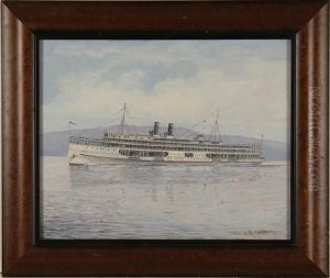 The Steamship De Witt Clinton by Carlton Theodore Chapman