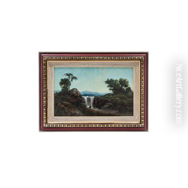 Landscape With Waterfall - view 1