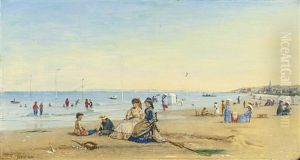 Plage De Trouville by Conrad Wise Chapman