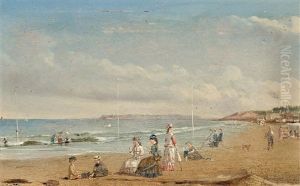 Scene De Plage by Conrad Wise Chapman