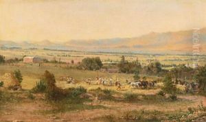 Paisaje Del Valle De Mexico Con El Lago De Texcoco by Conrad Wise Chapman