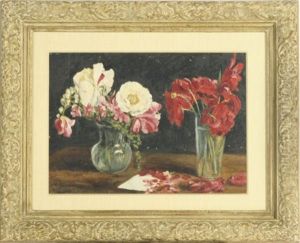 Still Life Of Poppies And Other Flowers In A Vase
