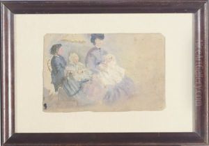 Nannies In The Park (+ 3 Others; 4 Works) by Conrad Wise Chapman