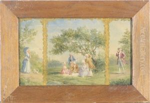 An Elegant Lunch In The Park by Conrad Wise Chapman