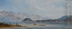 View Of Bellagio, Lake Como, Italy by Conrad Wise Chapman