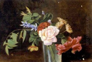 Bouquet Of Flowers In A Glass (+ Roses In A Two-handled Pot, 1908; 2 Works) Bouquet Of Flowers In A Glass (+ Roses In A Two-handled Pot, 1908; 2 Works)