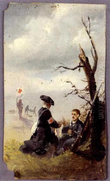 Studies From The Franco-prussian War, Paris (2 Studies, 1 Smaller) - view 1