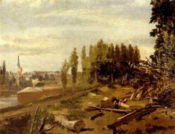 Landscape Of Boulogne, France (+ Landscape Of St. Cloud, France; 2 Works) - view 1