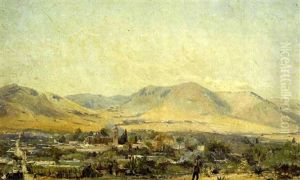 Panoramic View Of Santa Maria Del Rio, Mexico by Conrad Wise Chapman