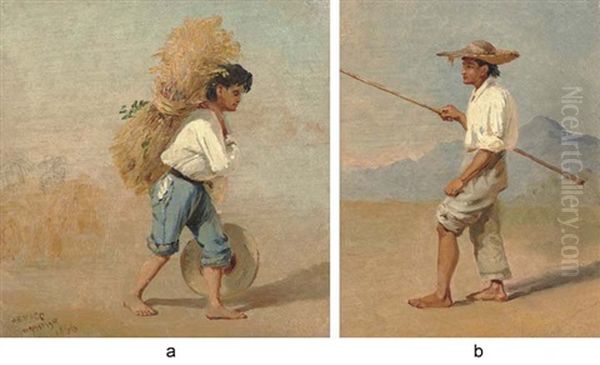 Mexican Farm Boy (2 Works, 1 Ca. 1866) - view 1