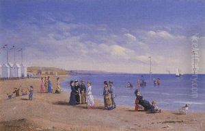 The Day Spent At The Beach by Conrad Wise Chapman