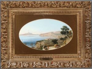 A View Of Sorrento And A View Of Nemi (pair) by John Gadsby Chapman