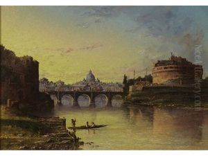 Bridge Over The Tiber by John Linton Chapman