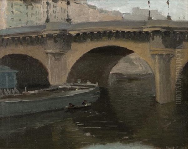 Bridge On The Seine, Paris - view 1