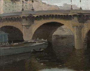 Bridge On The Seine, Paris by Minerva Josephine Chapman