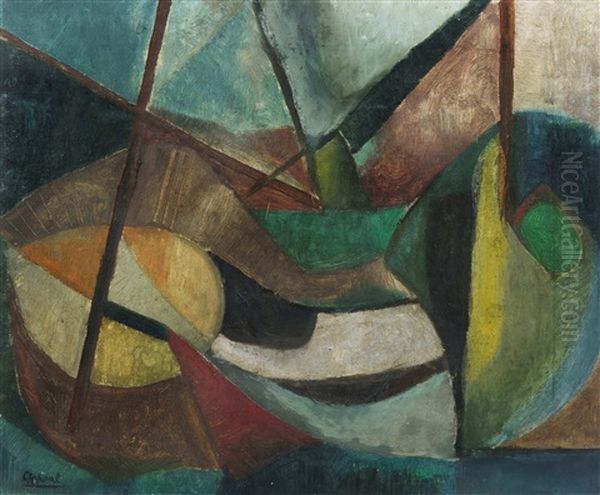 Composition In Green - view 1