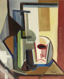 Composition A La Bouteille by Youla, Jules Chapoval