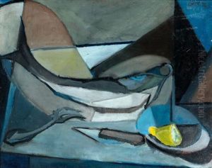 Nature Morte Au Poisson by Youla, Jules Chapoval