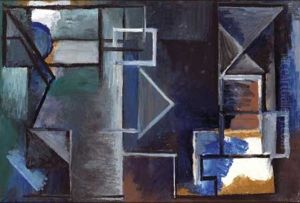 Composition Cubiste by Youla, Jules Chapoval