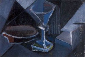 Nature Morte Au Verre by Youla, Jules Chapoval