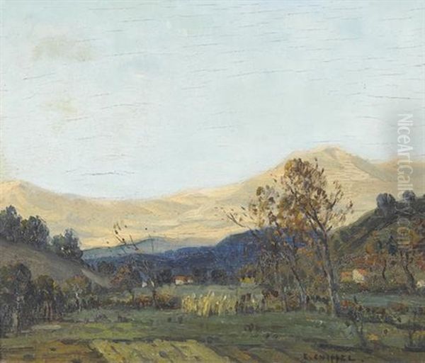 Herbstliche Landschaftspartie Bei Villeneuve-sur-loube - view 1