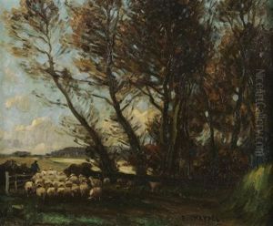 Towards Evening, Buckinghamshire by Edouard Chappel