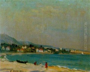 Sommerliche Seepartie by Edouard Chappel