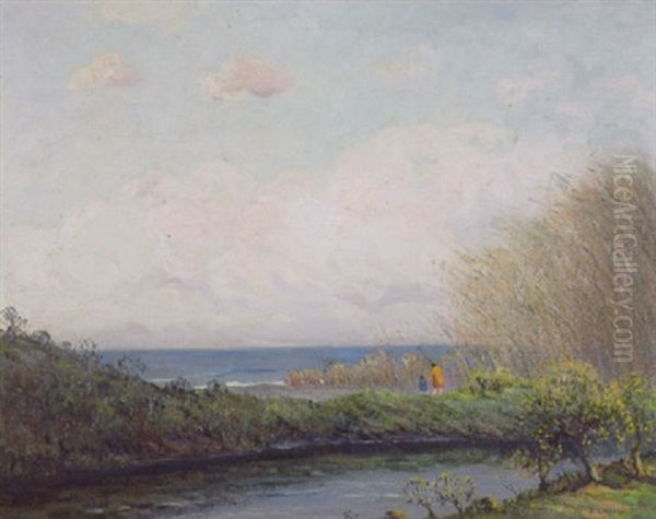 Paesaggio Costiero Con Figure - view 1