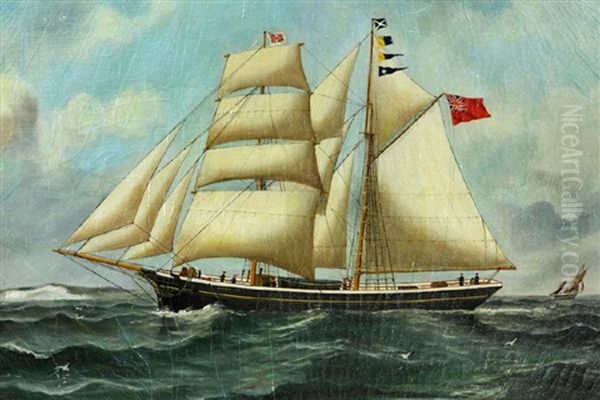 Portrait Of Hermaphrodite Brig Lizzie Lee Of Goole - view 1