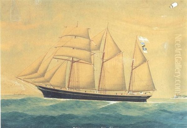 Skibsportraet Af "minerva" Af Svendborg Under Capt. Foglsang - view 1