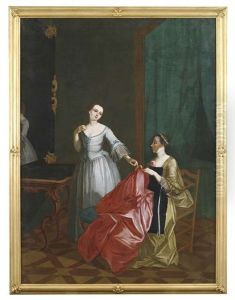 Die Morgentoilette. Das Tischgebet. Die Schneiderin (set Of 3)