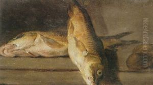 A Still Life With Fish by Jean-Baptiste-Simeon Chardin