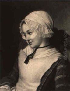 A Young Woman Seated In A Chair by Jean-Baptiste-Simeon Chardin