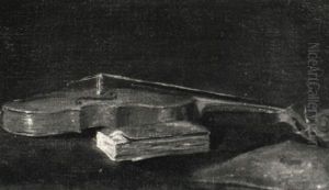 Stilleben Mit Geige Und Buch