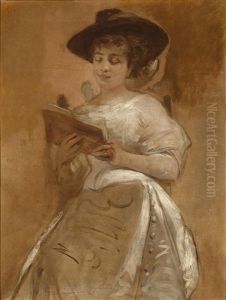 Portrait Der Frau Eugen Jettels, Cilli Jettel Geb. Mailer Portrait Der Frau Eugen Jettels, Cilli Jettel Geb. Mailer