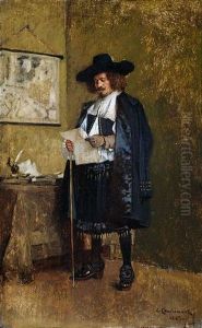 Bildnis Eines Hollandischern Herrn Im Interieur