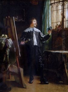 An Artist In His Studio