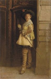 Le Guet-apens: A Cavalier In A Stategic Position by Eduard Charlemont