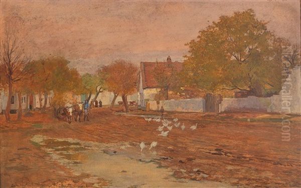 Activity On The Village Road - view 1