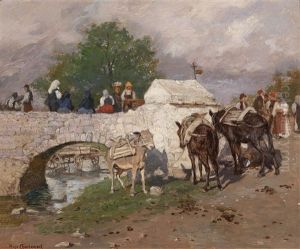 Am Weg Zum Markt by Hugo Charlemont