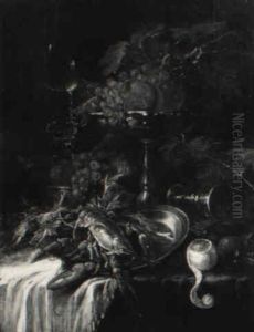 Stilleben Mit Hummer by Hugo Charlemont