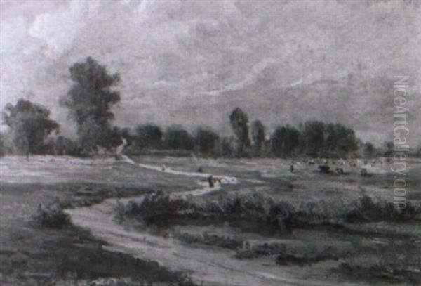 Sommerlandschaft Mit Hirtinnen Und Vieh - view 1